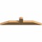 Ekena Millwork Portland Smooth Timber Gable Bracket, Western Red Cedar, 60"W x 12"H x 3 1/2"D x 5 1/2"F, 5/12 Pitch GBW060X12X0406POR00SWR - alternate 4